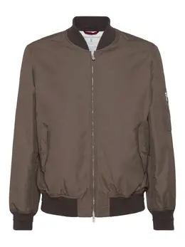 Brunello Cucinelli: Коричневая куртка 