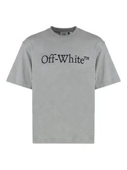 Off-White: Футболка с принтом 