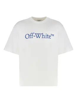 Off-White: Хлопковая футболка 