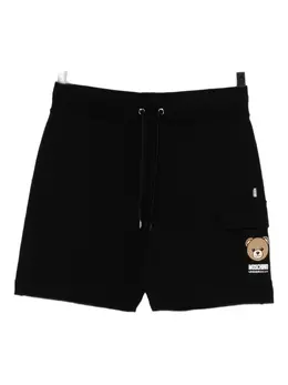Moschino: Шорты  Teddy с принтом