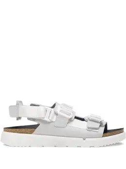 Birkenstock: Белые сандалии 