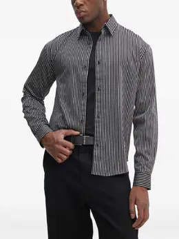 Armani Exchange: Рубашка в полоску 