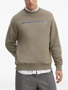 Armani Exchange: Бежевый свитшот 