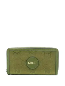 Gucci Pre-Owned: Кошелёк цвета хаки 