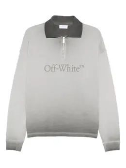 Off-White: Поло с воротником 