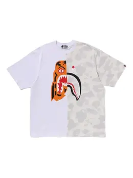 A BATHING APE®: Белая футболка 