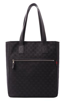 Gucci: Чёрная сумка  GG