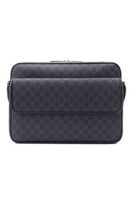 Gucci: Чёрная сумка  Ophidia