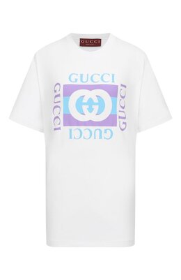 Gucci: Хлопковая футболка 