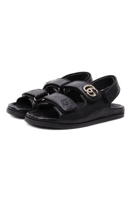 Gucci: Чёрные сандалии 