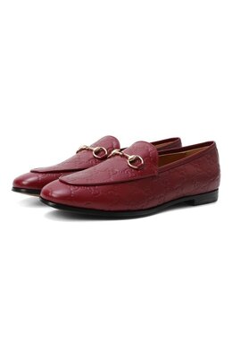 Gucci: Бордовые лоферы  Jordaan