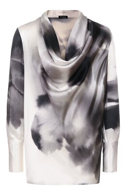 Kiton: Атласная блуза 