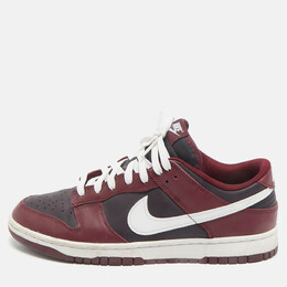 Nike: Бордовые кроссовки  Dunk Low