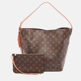 Louis Vuitton: Коричневая сумка 