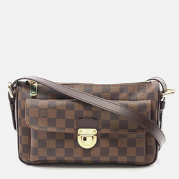 Louis Vuitton: Коричневая сумка 