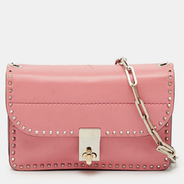 Valentino: Розовая сумка через плечо  Rockstud