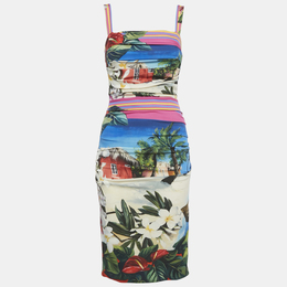 Dolce & Gabbana: Многоцветное платье 