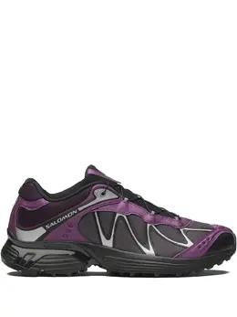 Salomon: Фиолетовые кроссовки 