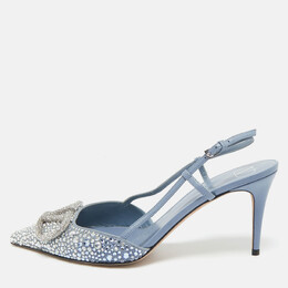Valentino: Голубые туфли  VLogo