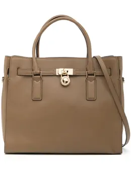 Michael Kors: Коричневая сумка-шоппер 