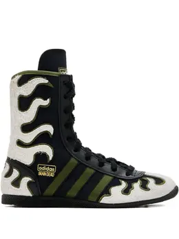 adidas: Чёрные кроссовки  X