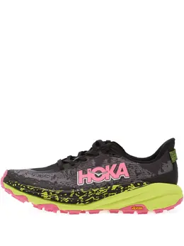 HOKA: Чёрные кроссовки 