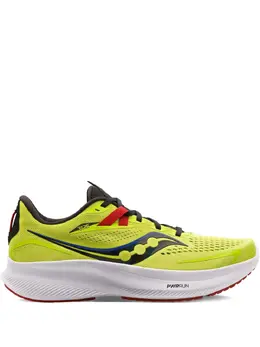 Saucony: Жёлтые кроссовки 