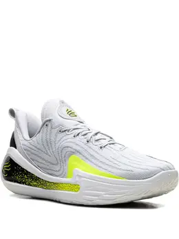 Under Armour: Жёлтые кроссовки  Curry