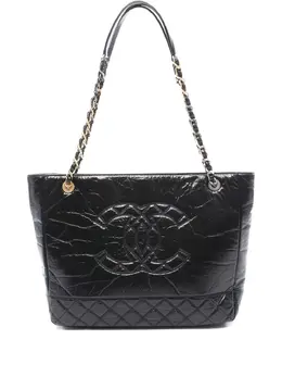 CHANEL Pre-Owned: Чёрная сумка 