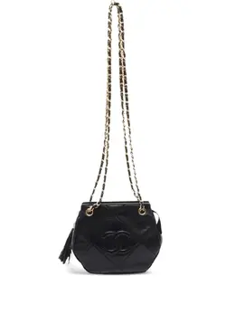 CHANEL Pre-Owned: Чёрная сумка 