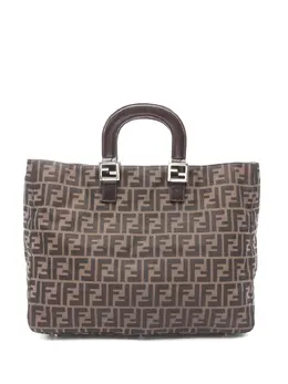 Fendi Pre-Owned: Тёмная сумка-шоппер 