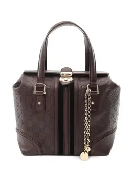 Gucci Pre-Owned: Коричневая сумка-шоппер 