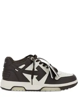 Off-White: Коричневые кроссовки  Out of Office
