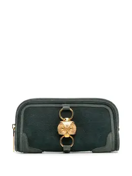 Burberry Pre-Owned: Зелёный клатч 