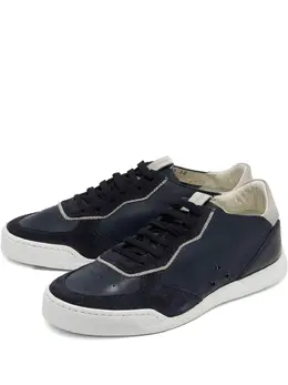 Santoni: Синие кроссовки 