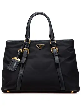 Prada Pre-Owned: Чёрная сумка-шоппер 