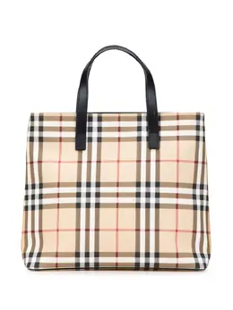 Burberry Pre-Owned: Коричневая сумка-шоппер 