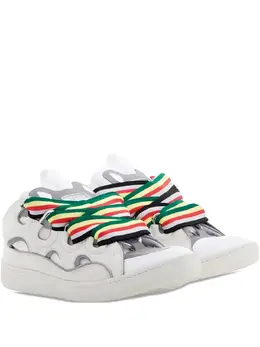 Lanvin: Светлые кроссовки  Curb