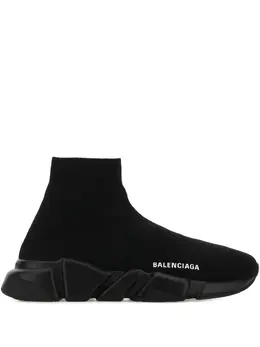 Balenciaga: Чёрные кроссовки  Speed