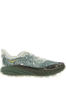 HOKA: Зелёные кроссовки 