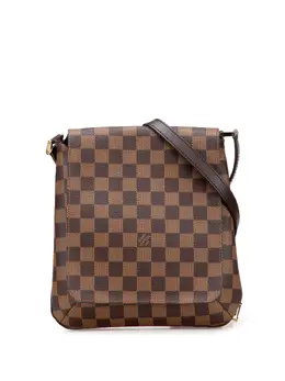 Louis Vuitton Pre-Owned: Коричневая сумка через плечо 