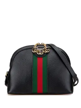 Gucci Pre-Owned: Чёрная сумка через плечо 