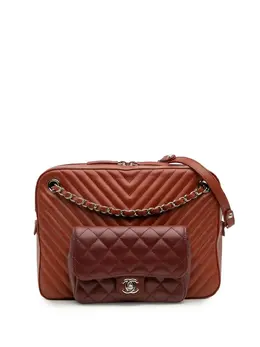 CHANEL Pre-Owned: Красная сумка через плечо 
