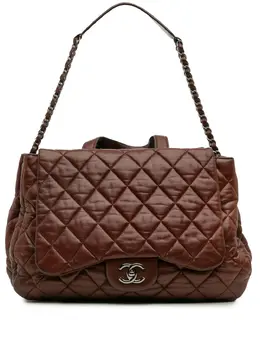 CHANEL Pre-Owned: Красная сумка-шоппер 