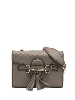 Gucci Pre-Owned: Серая сумка через плечо 