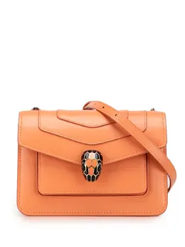 Bvlgari Pre-Owned: Оранжевая сумка через плечо 