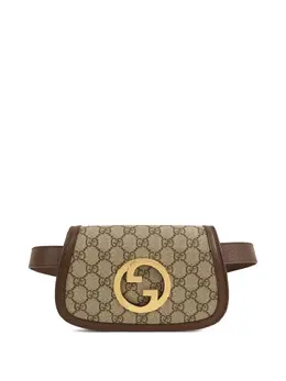 Gucci Pre-Owned: Коричневая поясная сумка 