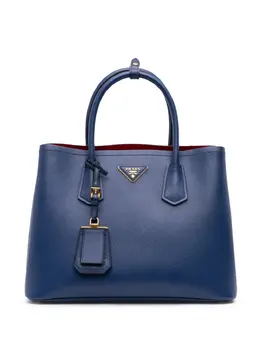 Prada Pre-Owned: Голубая сумка 