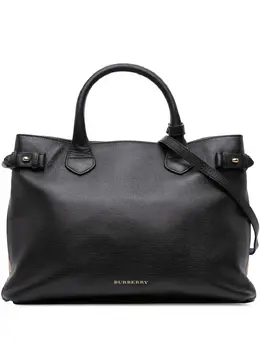Burberry Pre-Owned: Чёрная сумка 