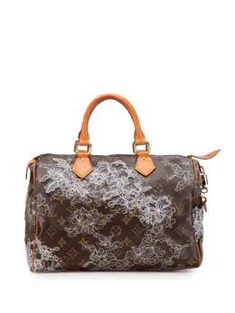 Louis Vuitton Pre-Owned: Сумка с растительным принтом 